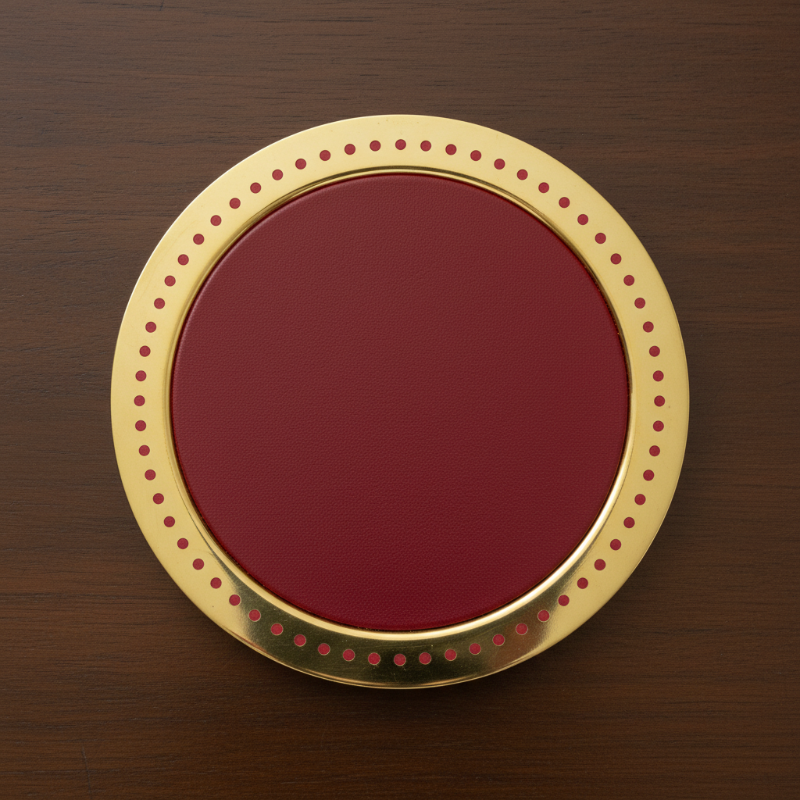 Custom Solid Brass Coasters