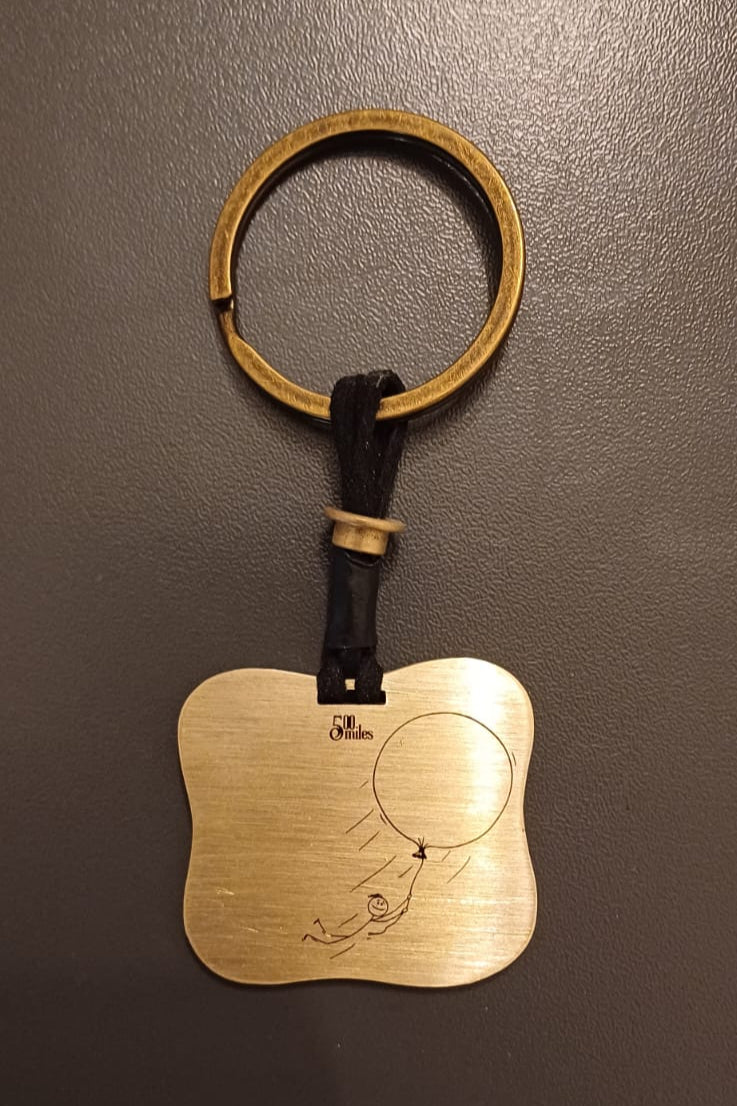 Stick Man in LOOOOOOVE Keychain – Handcrafted Luxury with a Touch of Fun