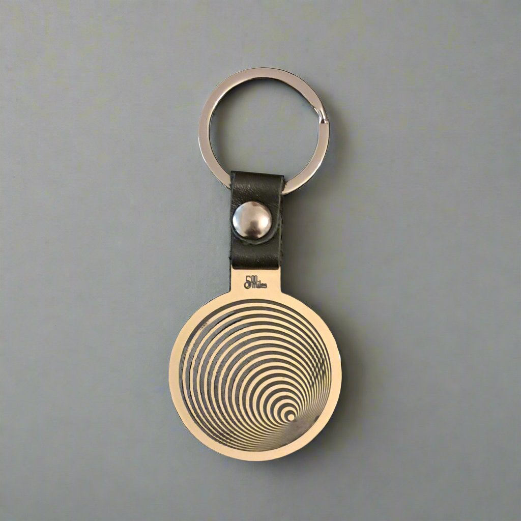 Hypnotic Vortex Keychain: A Mesmerizing Design