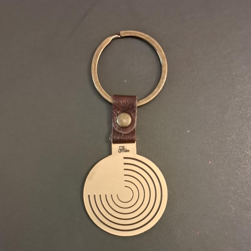 Concentric Circles Keychain: A Modern Minimalist Design