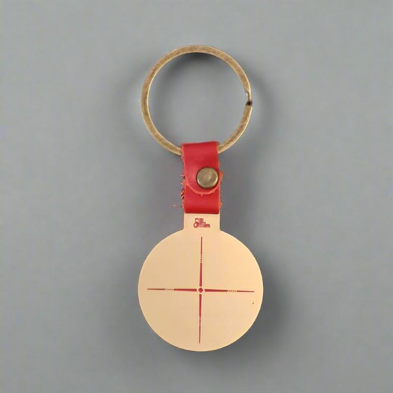 Vintage-Inspired Brass Keychain