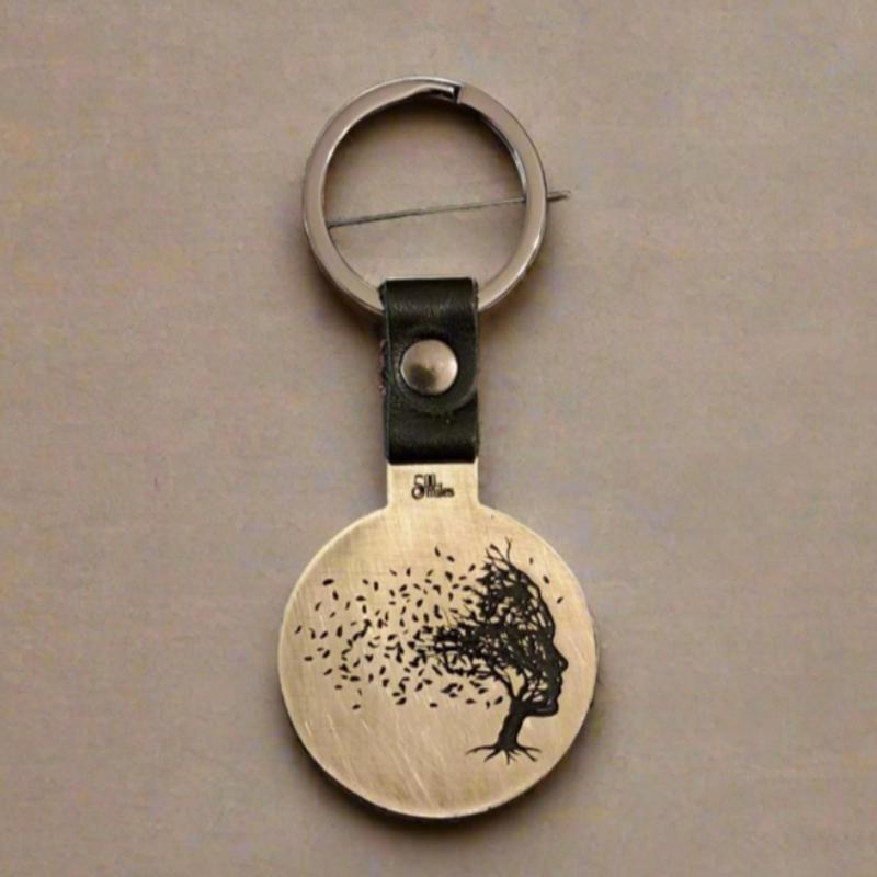 Windswept Woman Keychain: A Symbol of Resilience