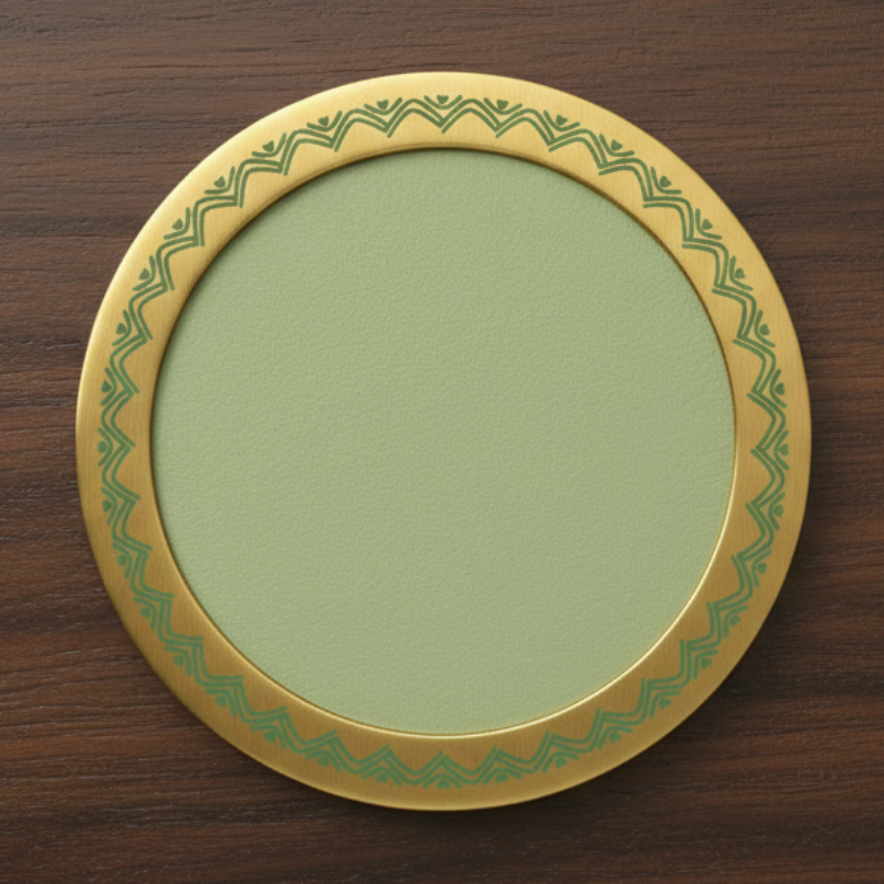 Custom Solid Brass Coasters