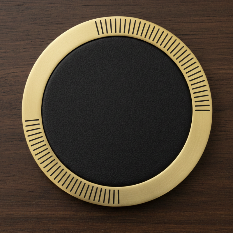 Custom Solid Brass Coasters