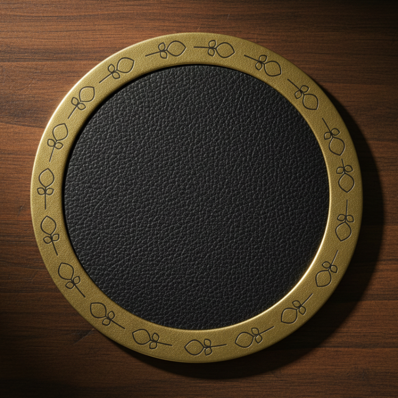 Custom Solid Brass Coasters