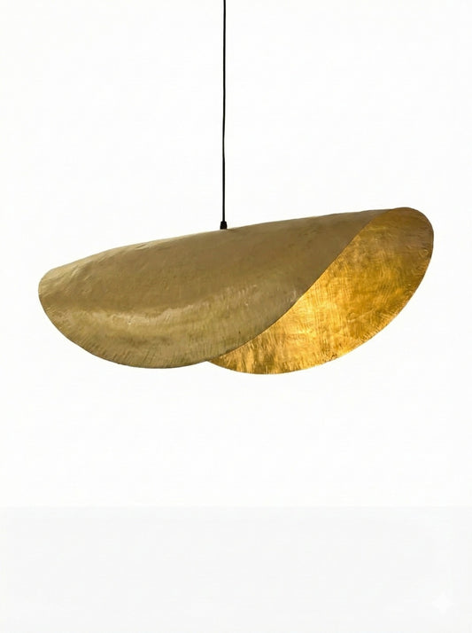 Solid Brass Custom Taco Ceiling Lamp