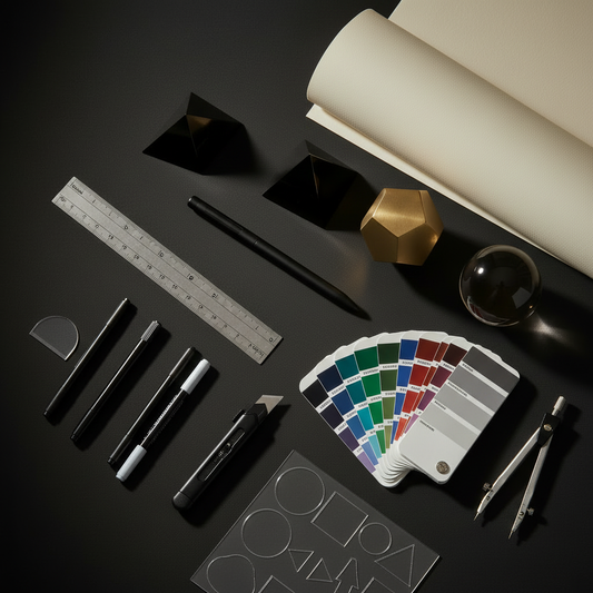 Execute Your Design – Custom Production tools flat lay