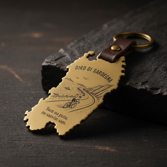 Personalized Brass Keychain – Premium Shot