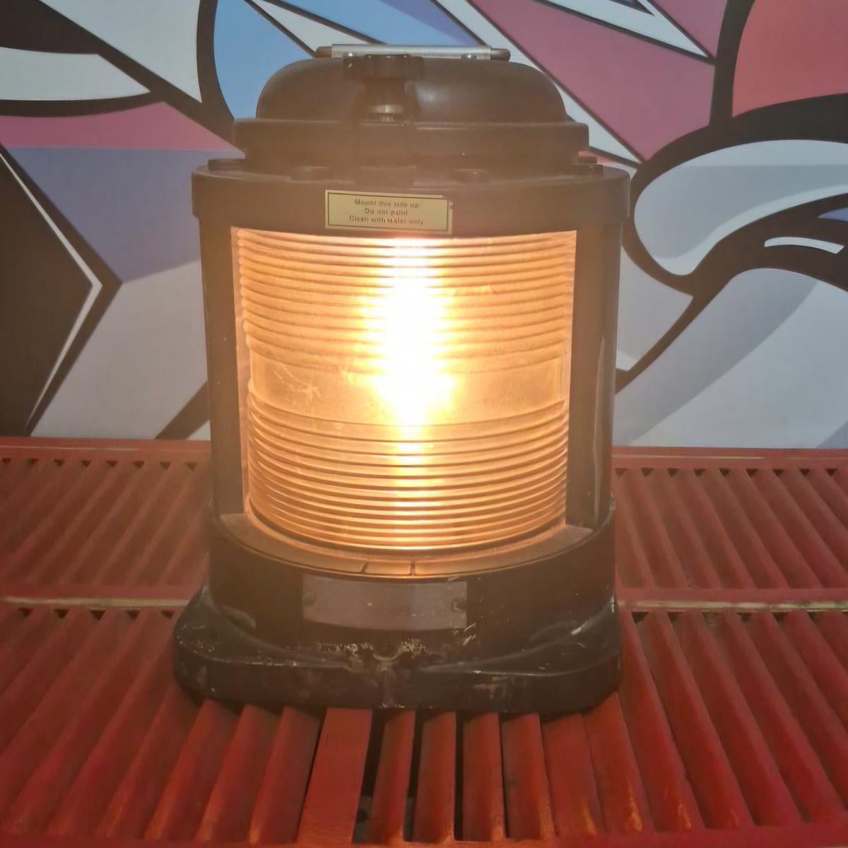 Vintage Den Haan Rotterdam Marine Stern Navigation Light